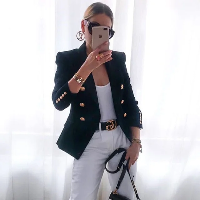 black blazer