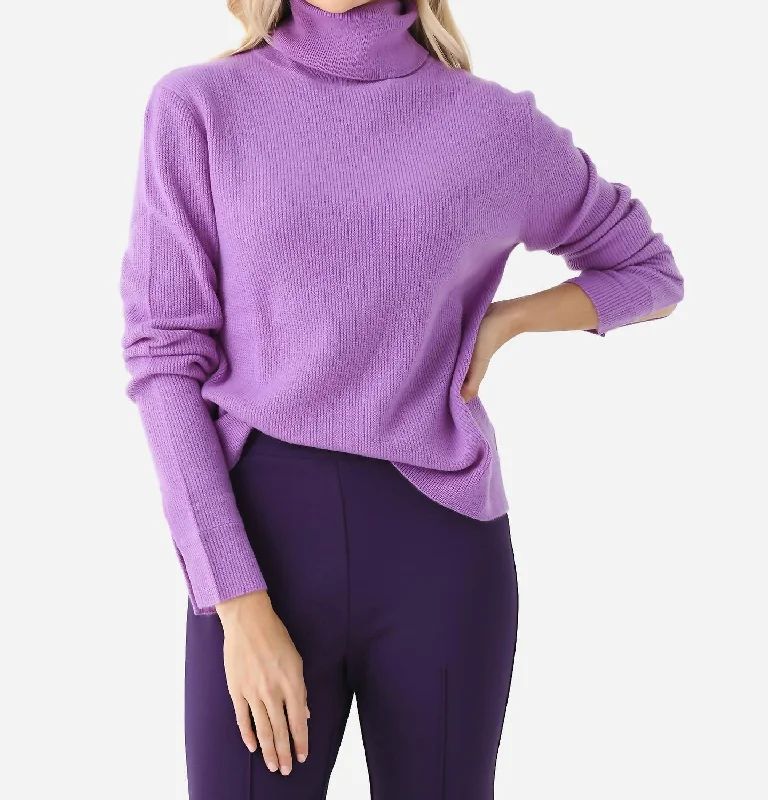 The ultimate guide to stylish women’s fashion   Leslie Split Sleeve Sweater In Violet